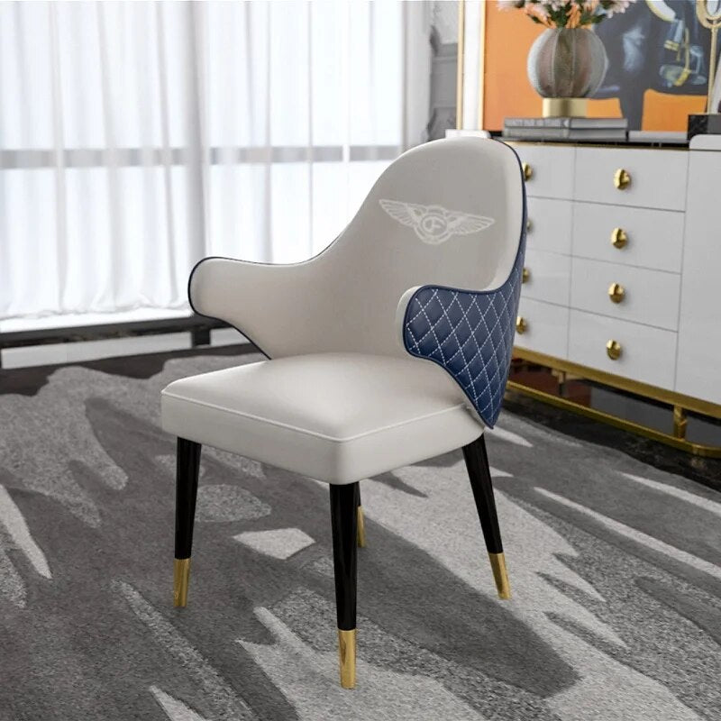 Modern Italian Noble Hotel Dining Chair French Style Commercial Lounge Furniture