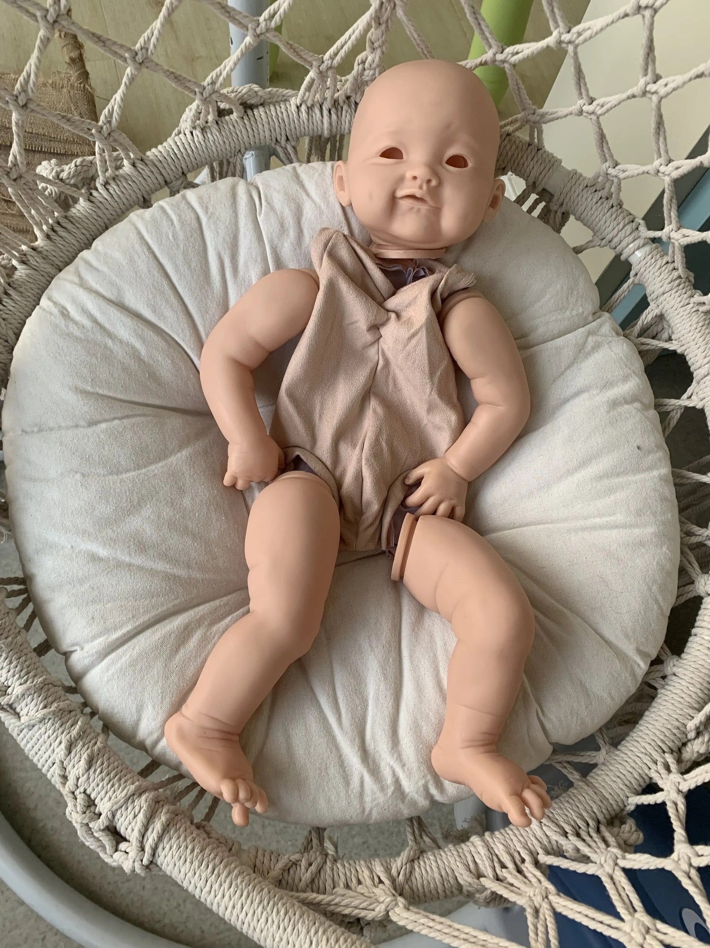 21inch reborn doll kit Naomi  Limited Edition Reborn Vinyl Doll Kit lifelike real soft touch fresh color