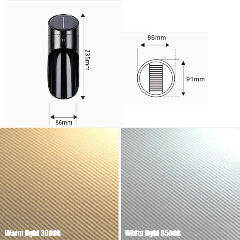LED Solar Light IP65 Waterproof Solar Lamp Microwave Sensor Wall Lamp For Garden Pathway Fence Patio Decor Outdoor Lighting