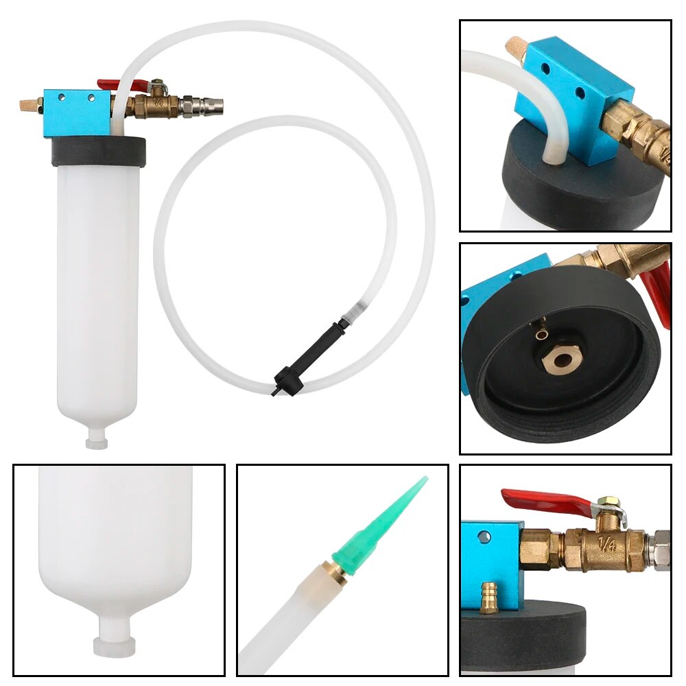 Car Brake Pumping Fluid Pump Oil Change Suction Tool Hydraulic Clutch Bleeder Drain Vacuum Set Automotive Accessories Motorcycle
