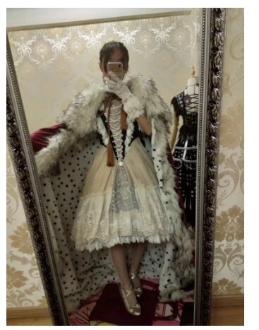 Gorgeous royal court Short Version Full Set In Stock Elizabeth Coronation Dress OP lolita dress cosplay costume