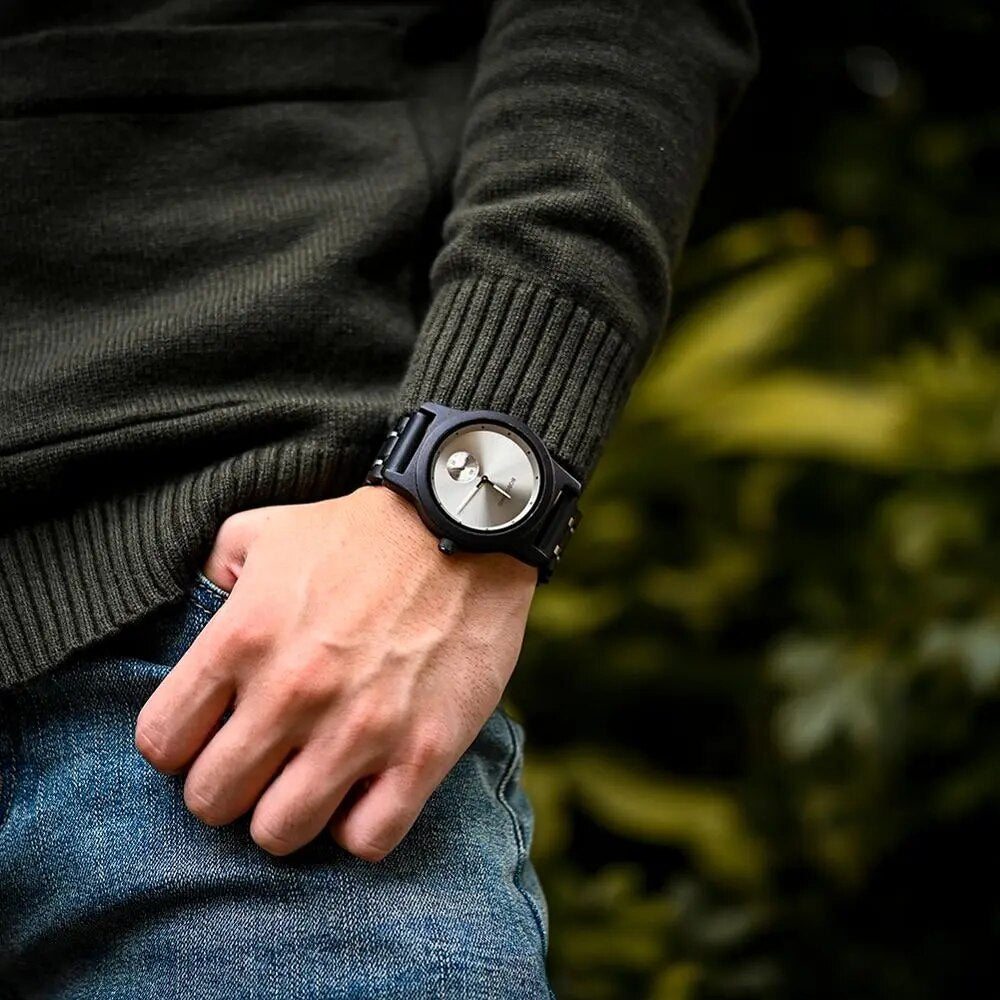 BOBO BIRD Wooden Watches Men Lovers‘s Timepieces Wood Metal Bracelet Quartz Watch relogio masculinoin Wholesale montre homme