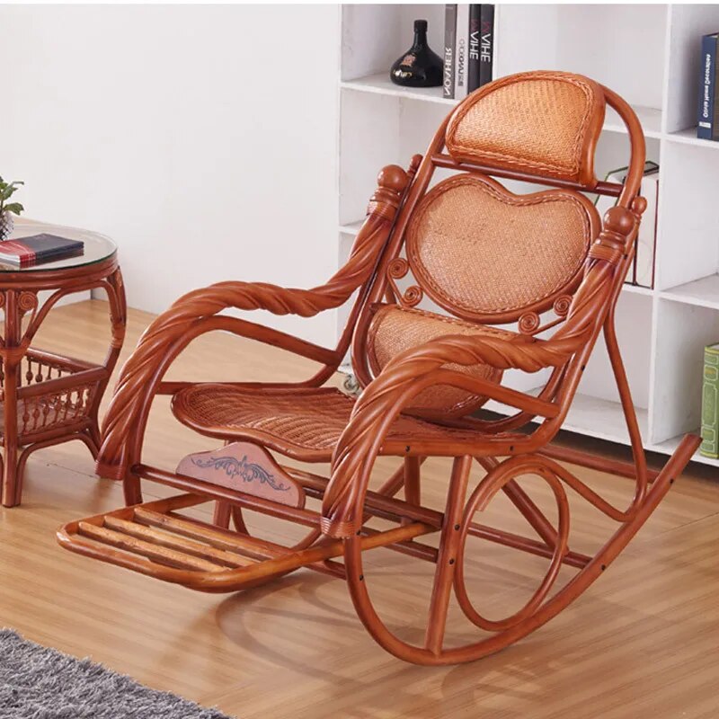 Furniture rocking chair lounge chair indoor and outdoor lounge chair nap lazy leisure leisure chair rattan chair rattan chair ro