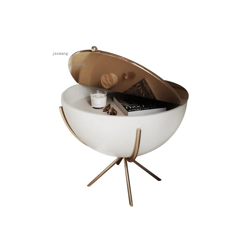 Bedroom Furniture Round Storage Cabinet Nordic Hotel Bedside Table Simple Modern Living Room Coffee Tables Apartment Nightstands