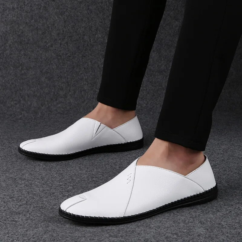 Summer men's business shoes men's English wedding casual shoes breathable thin fashion men's shoes simple Joker leather shoes