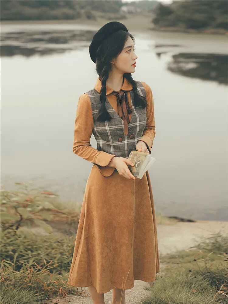 2019 new fashion women's clothing 2019 autumn and winter long sleeve dress party dress