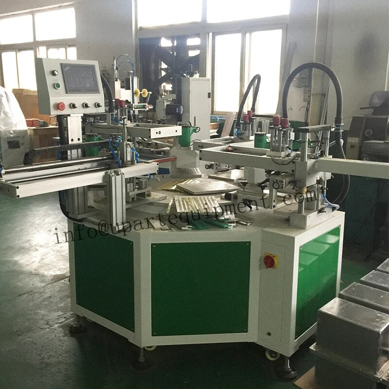 3 Color Carousel Screen Printer Ruler Printing Machine Automatic