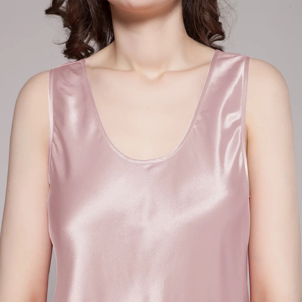 LILYSILK 100 Silk Pajamas Set Women Sleepwear 22 momme Luxury Natural Tank with Shorts Sleep Women's Clothing Free Shipping