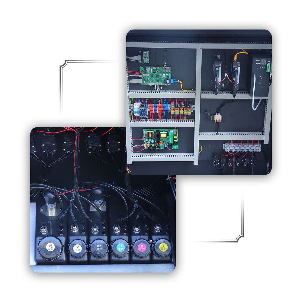UV printer For Cylinder Bottle Metal Plastic Acrylic Wooden Glass Cylinder Bottle UV Cylinder Printing Machine With Varnish