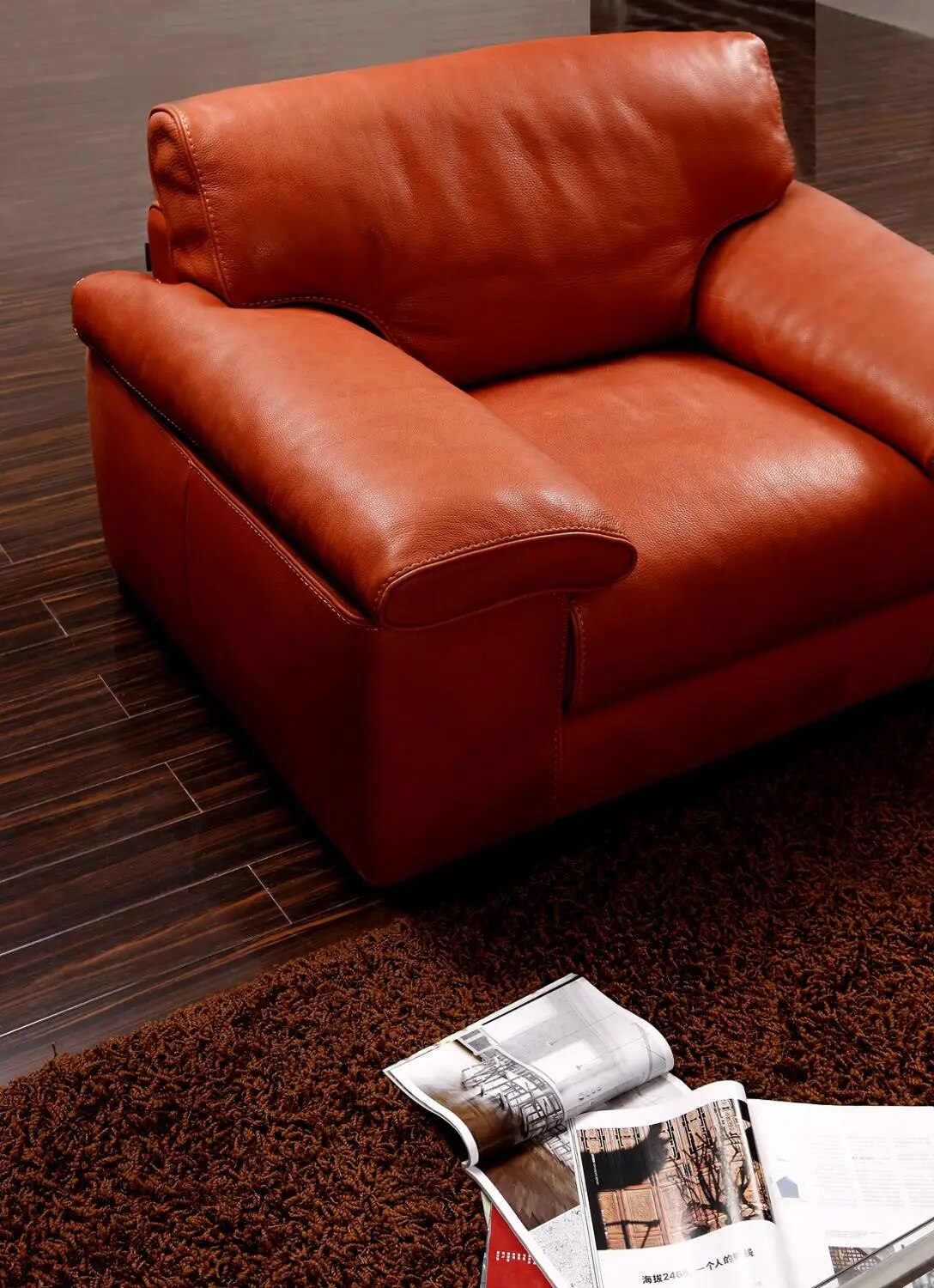 high quality genuine leather sofa modern Nordic couch living room sofa furniture home feather sofa set 1+2+3 seater muebles de s