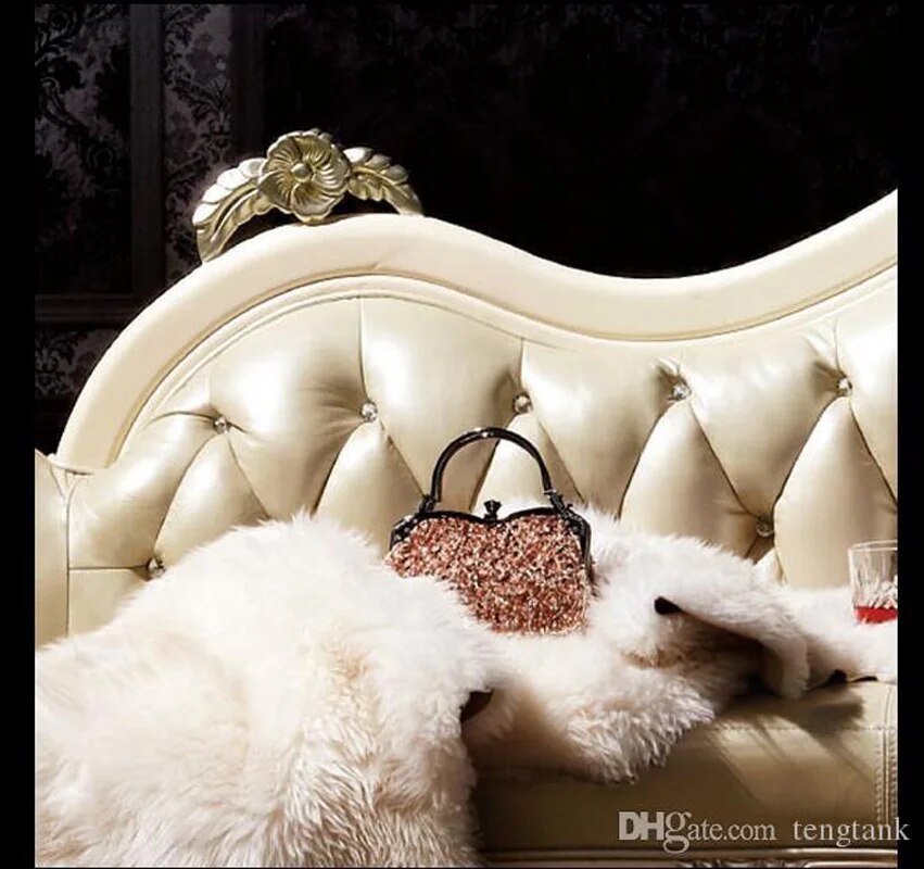 Hot Sale Sofa French Design leather Couches living room furniture Sofa  chaise lounge 1968