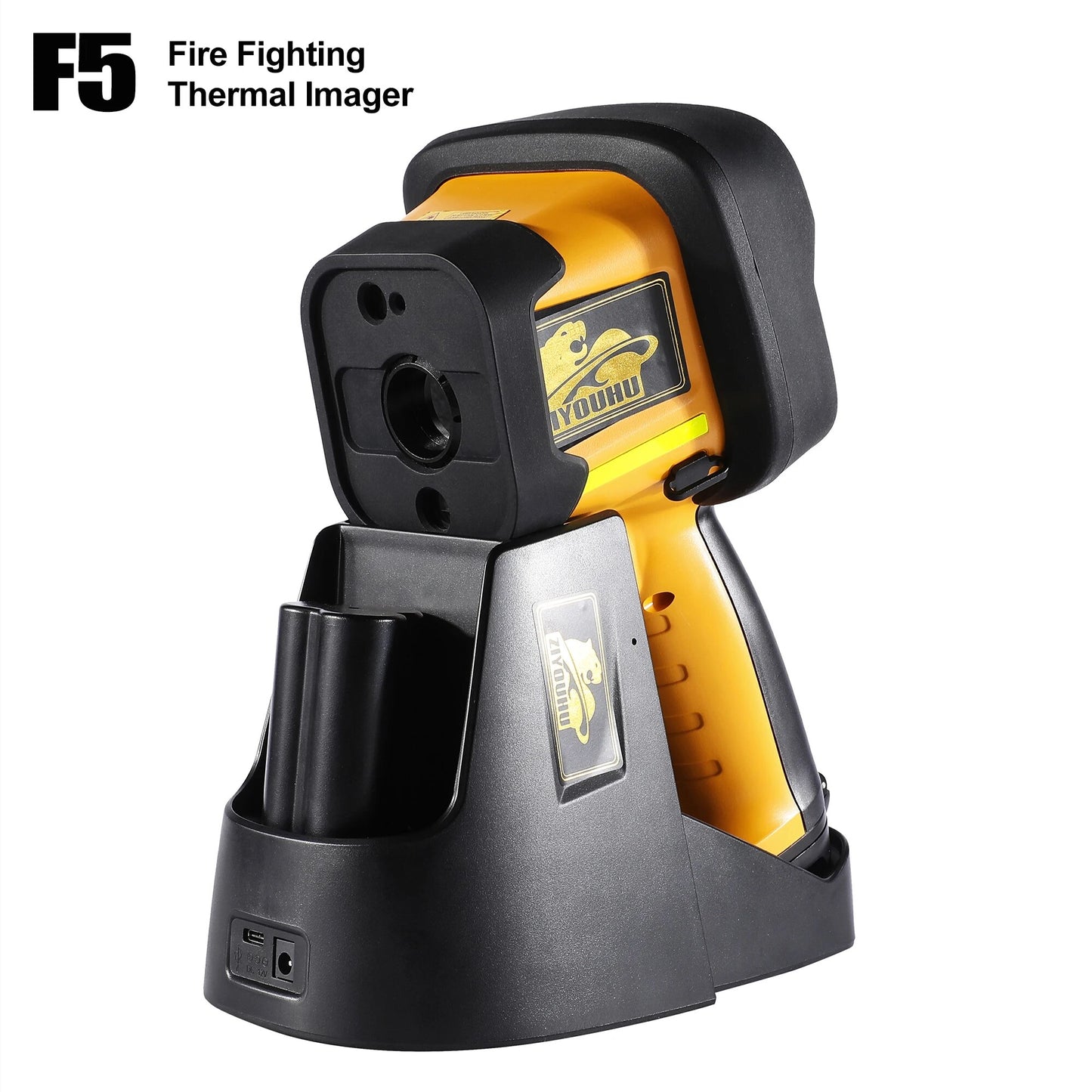 F5 Fire Fighting Thermal Imager Camera for Firefighter 384x288 Wide Angle Temperature Measurement Live Image & Video Recording