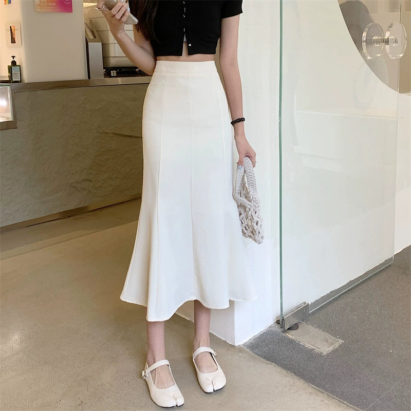 This Year's Popular Fishtail Skirt Early Autumn Mid Length Long Length