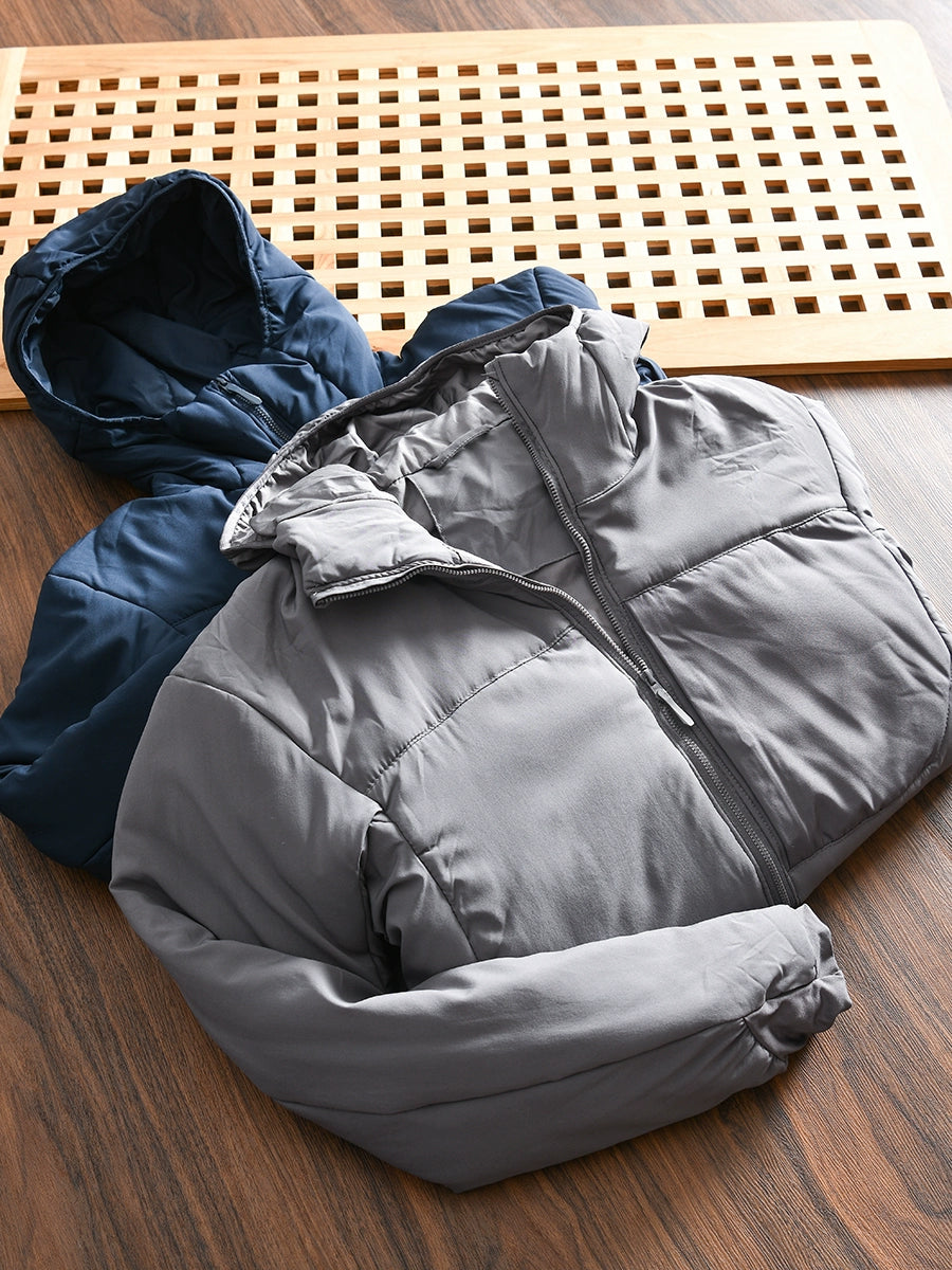 off-Season Leak-Picking! Outdoor Birds! Export Men's Winter Lightweight High Cotton Warm Hooded Cotton Coat Tide
