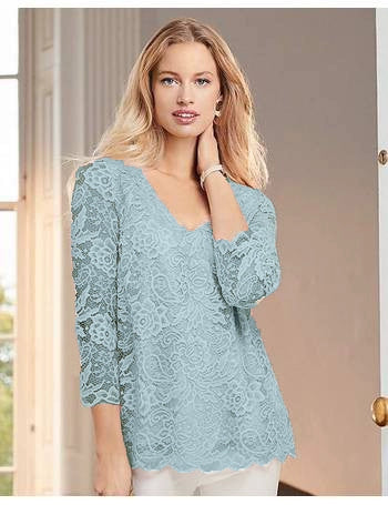 Super Soft Early Autumn Fat mm Casual Lace Shirt