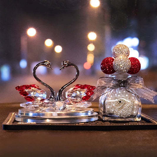 Classy Goddess Style Auto Perfume Mercedes-Benz BMW Audi Porsche Car Interior Decoration Ornaments Crystal Swan