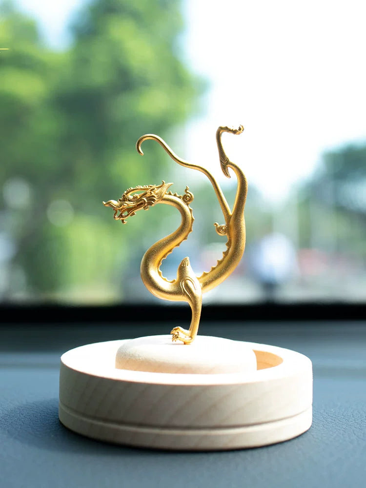 Shanli Bowen Chuang Copper Tenglong Car Aromatherapy Decoration Car Fragrance Gift Set Office Desktop Birthday Gift