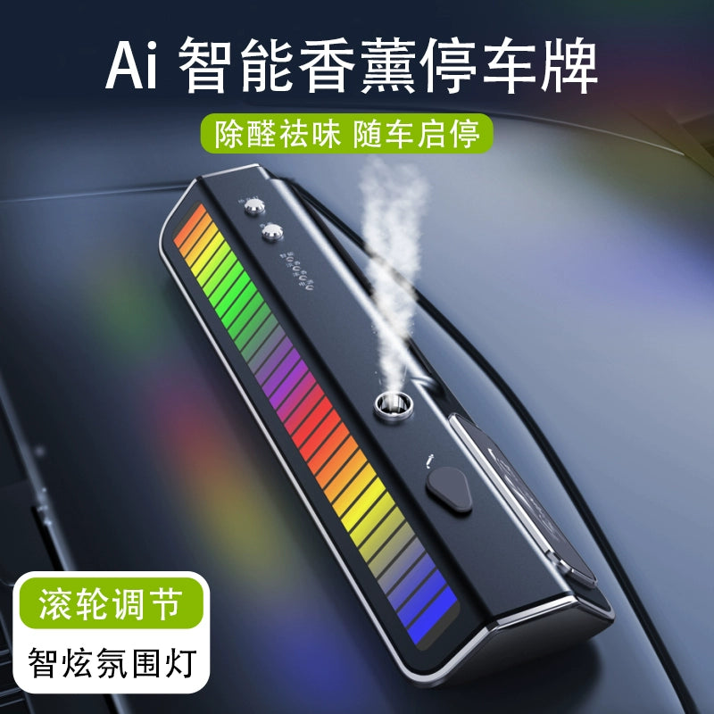 Mercedes-Benz Smart Car Aromatherapy High-End Car Perfume Car Moving Number Plate Car Accessories Decorative Decoration Fragrance
