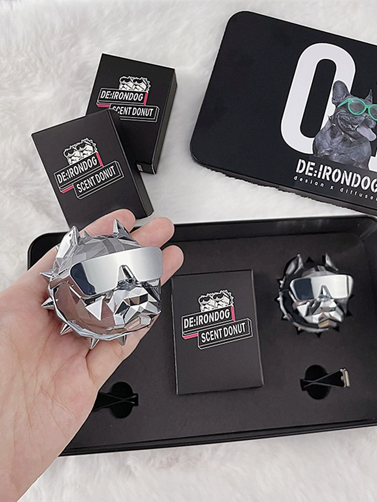 Auto Perfume Dog Head Car Air Conditioning Outlet Car Aromatherapy High-End Decorations Car Interior Decoration Men's Gift