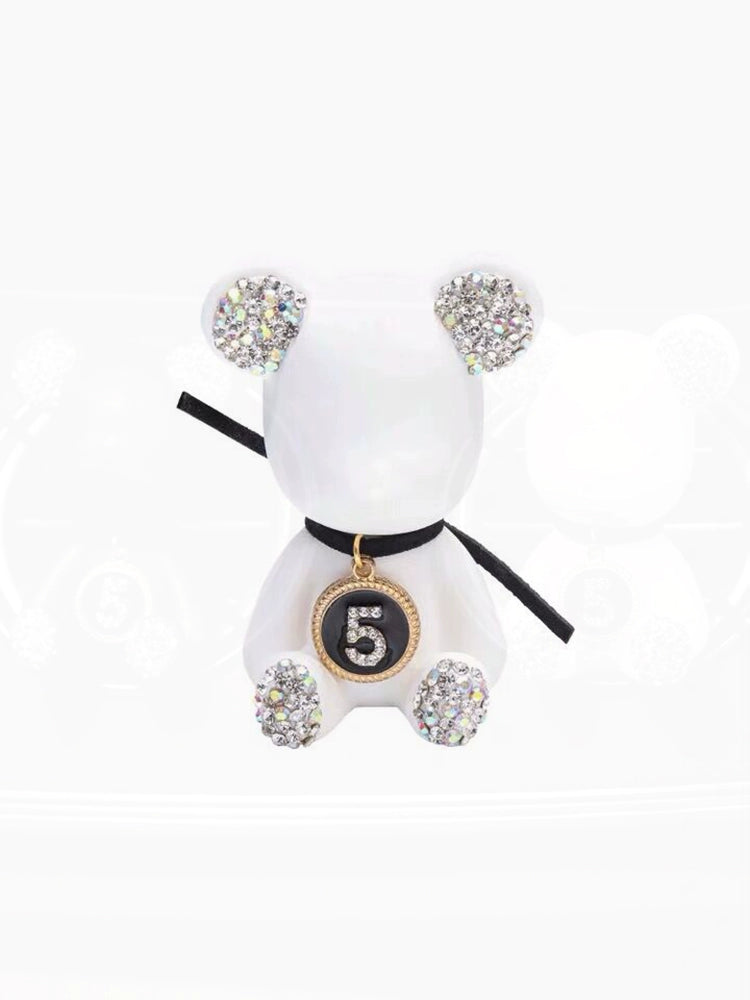 Suitable for Porsche Benz Perfume Air Outlet Car Interior Decoration Cute Bear Decoration Car-Mounted Air Conditioning Aromatherapy