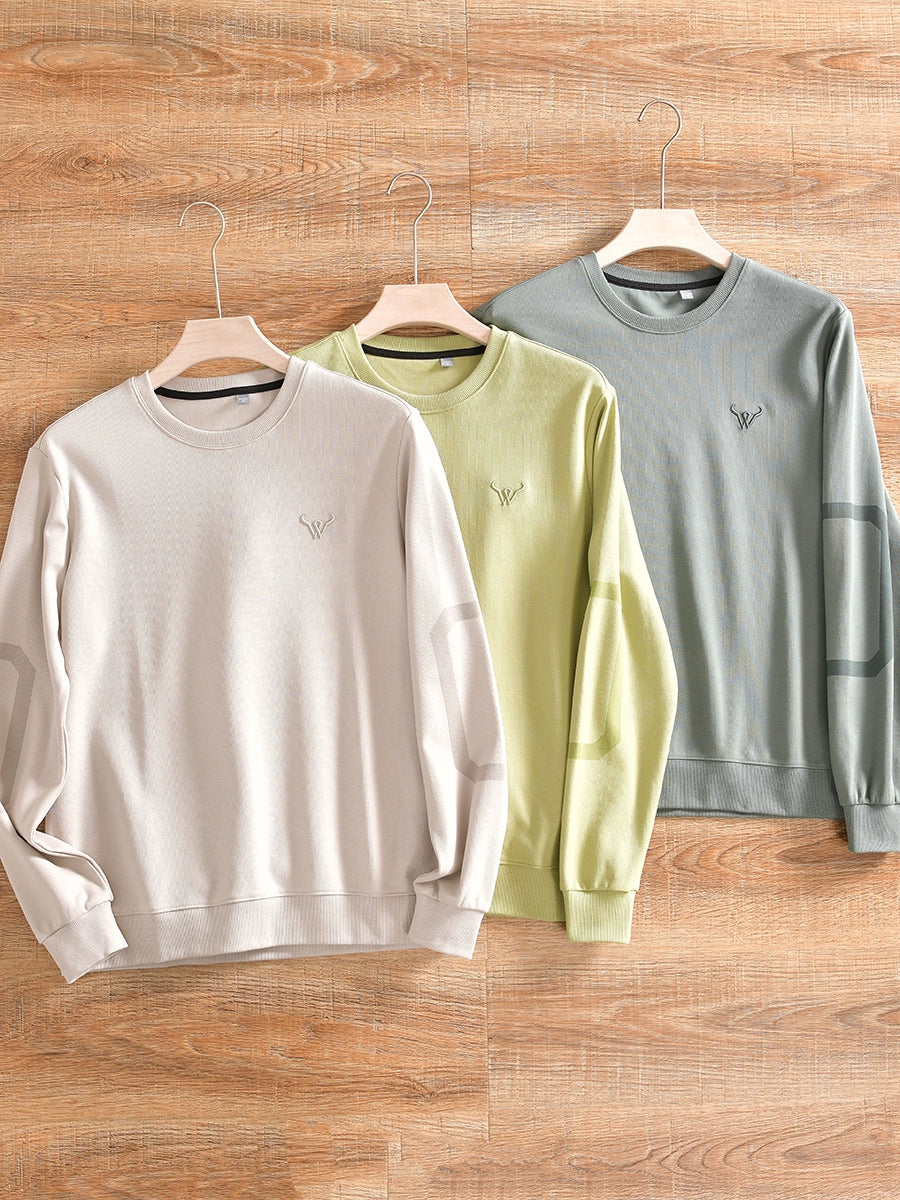 Fashion Foreign Trade Label Cutting Spring Leisure Solid Color Hoodie