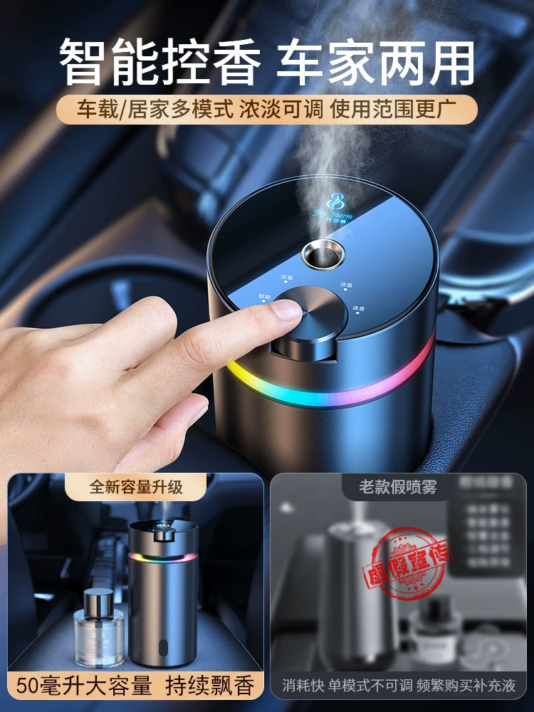 Car Aromatherapy Automatic Spray Ambience Light Dual Use in Car and Home Car Perfume Long-Lasting Light Perfume Men Car Interior Supplies Ornaments
