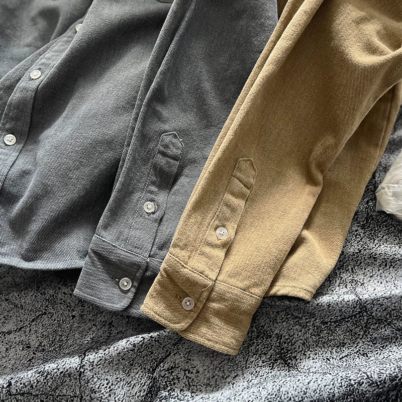 Heavy Thickening Casual Embroidery with Amekaji Pockets