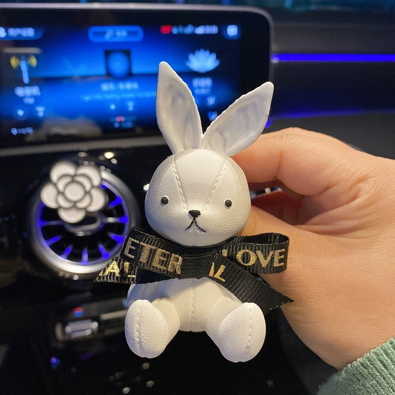 Car Aromatherapy Vent Internet-Famous Decoration Cute Rabbit Fragrant Stone Fragrance Long-Lasting Light Perfume Suitable for Mercedes-Benz BMW
