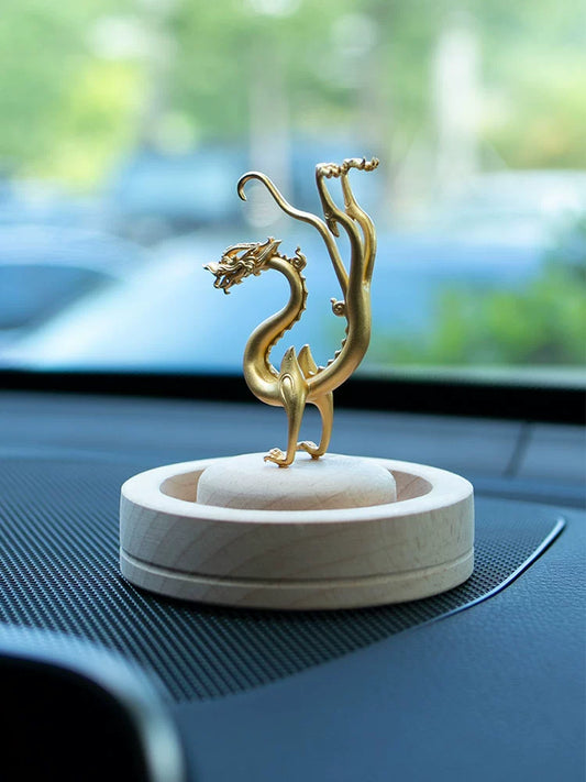 Shanli Bowen Chuang Copper Tenglong Car Aromatherapy Decoration Car Fragrance Gift Set Office Desktop Birthday Gift