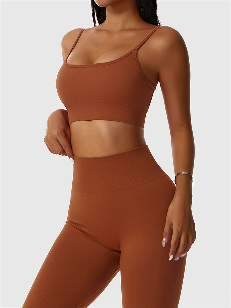 Seamless Hip Raise High Waist Running Knitted Yoga