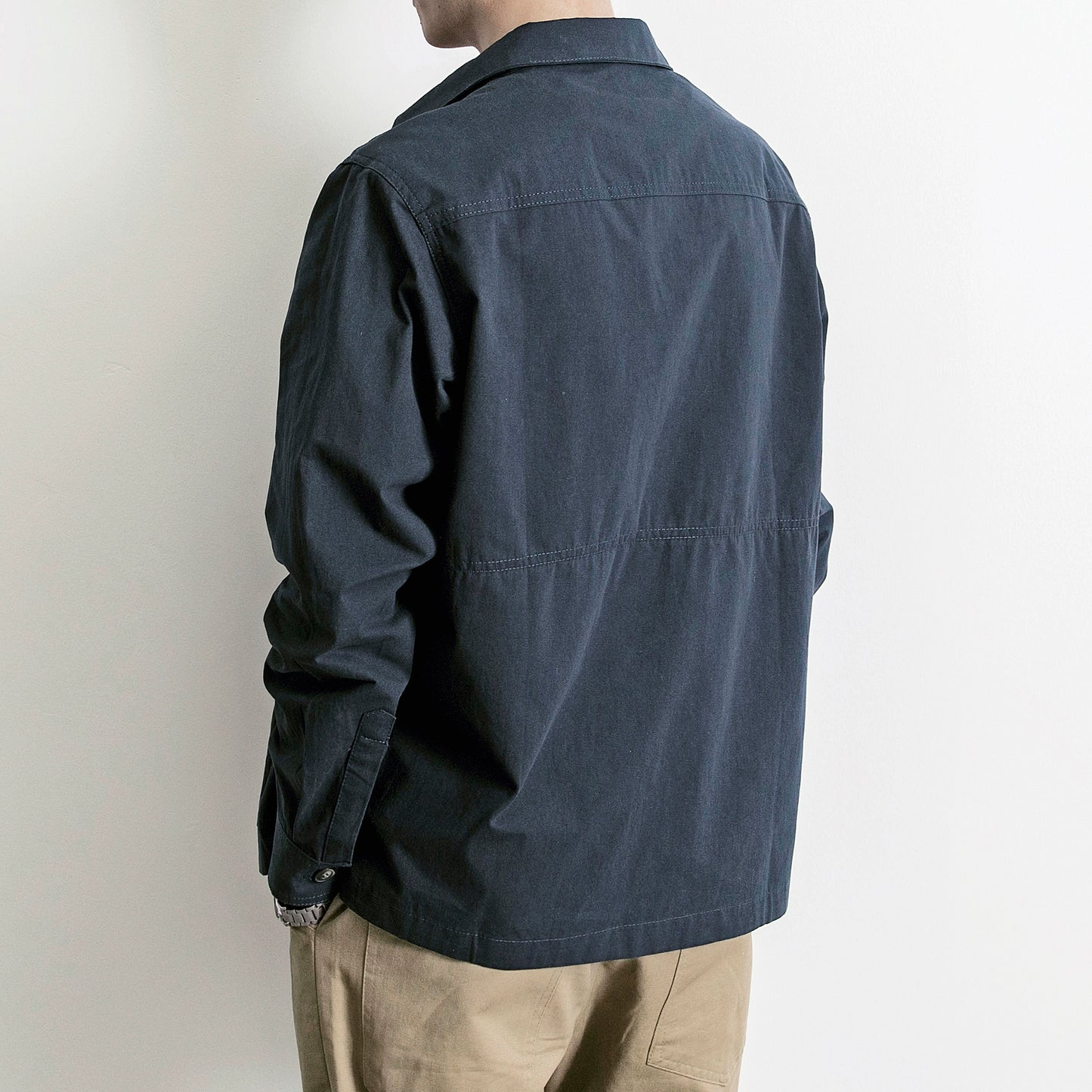 Fashion Freehand Homemade Retro Long-Sleeved Casual Wide Workwear