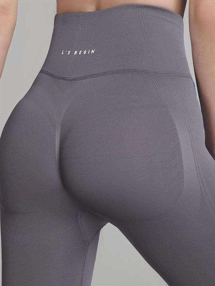 Supaitao High Waist No Embarrassment Line Peach Hip Yoga Pants