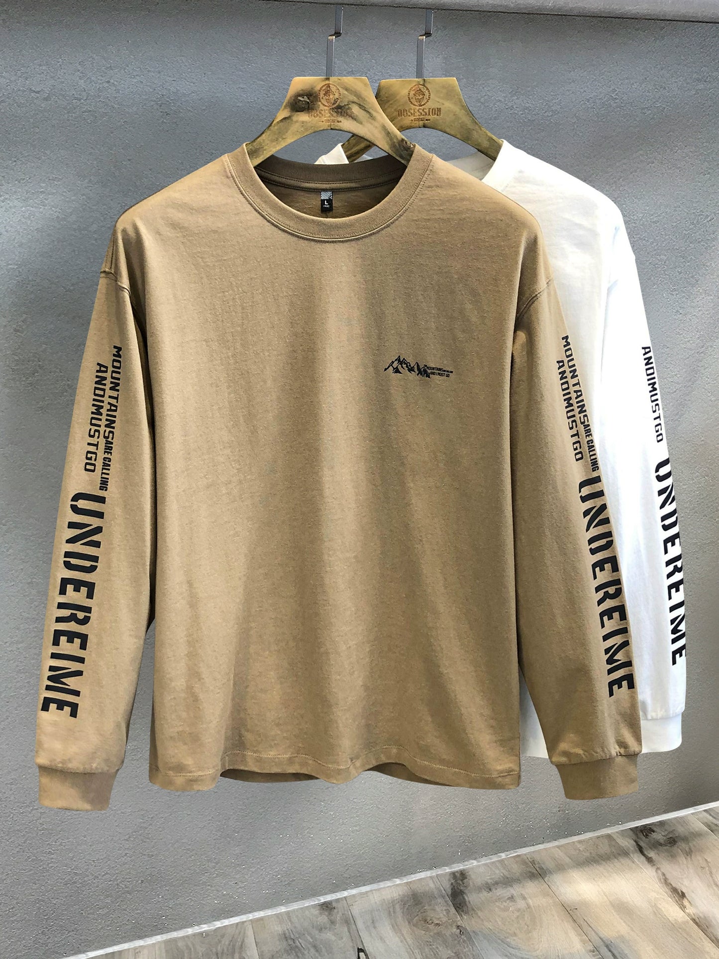 Heavy High Quality Autumn American Underwear Crew Neck Sweater