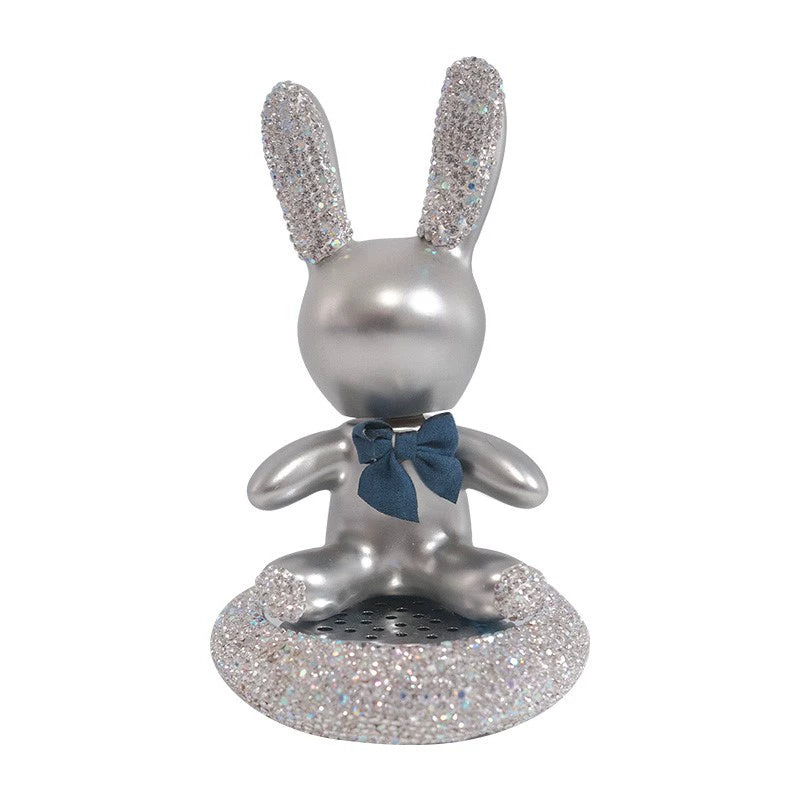 Car Perfume Goddess Style Dashboard High-End Internet Celebrity Diamond Rabbit Aromatherapy Decoration Car Interior Decoration Mercedes-Benz BMW