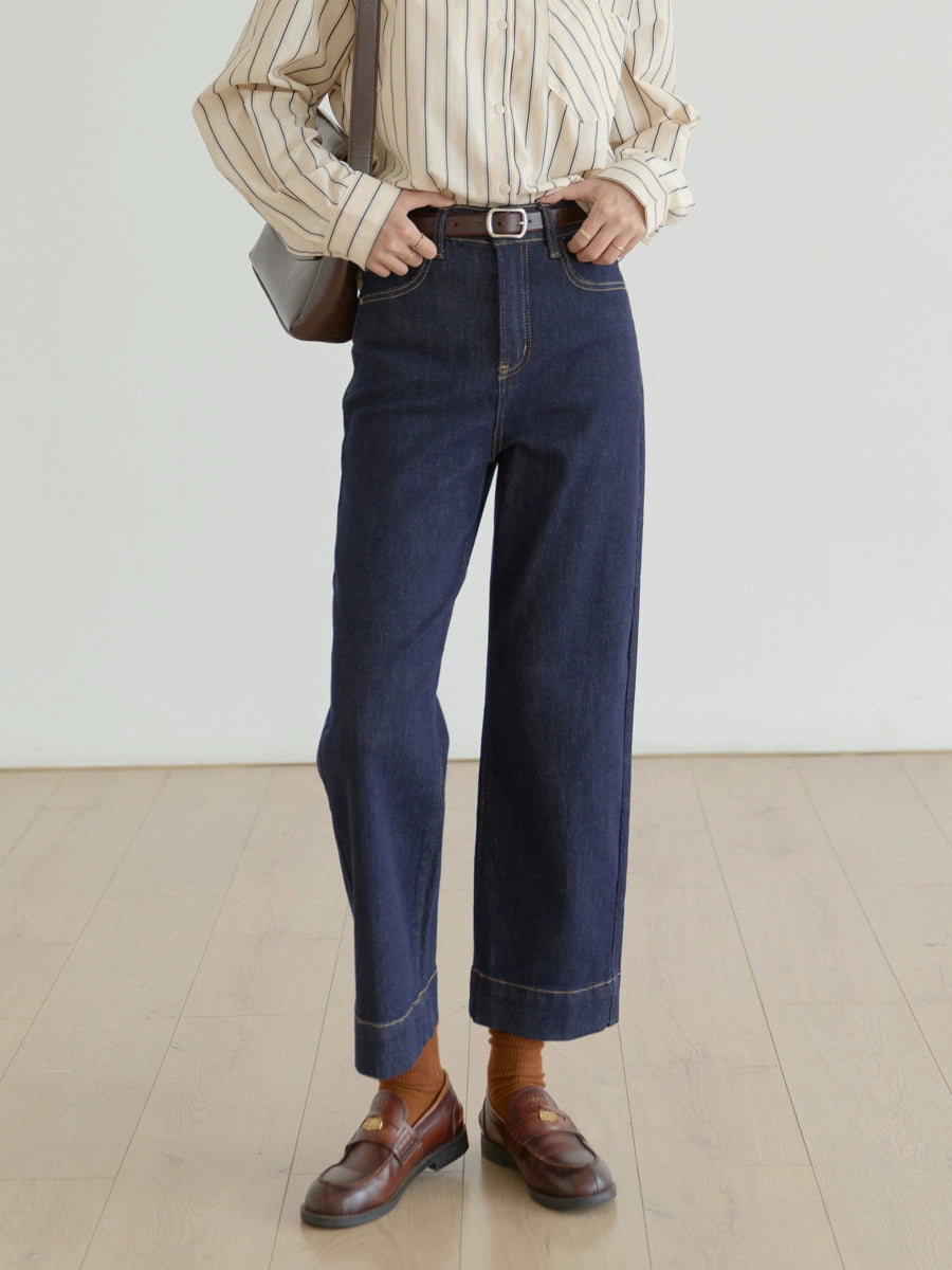 Lili Edit Vintage Cropped Casual Jeans