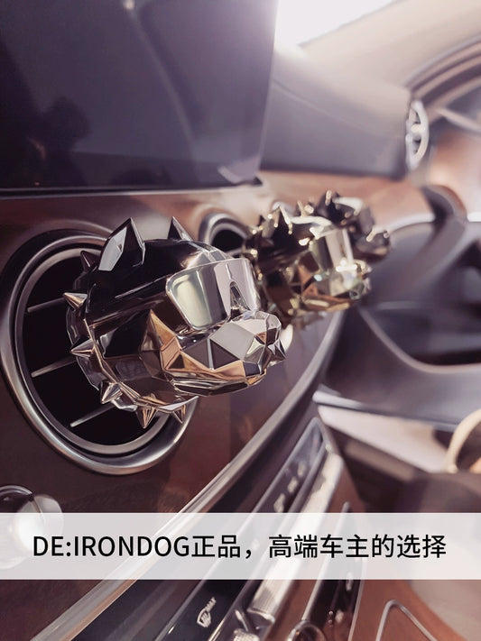 Auto Perfume Dog Head Car Air Conditioning Outlet Car Aromatherapy High-End Decorations Car Interior Decoration Men's Gift