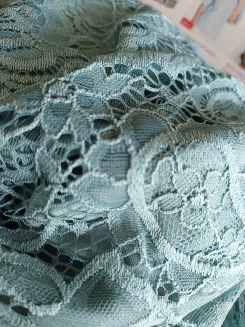 Super Soft Early Autumn Fat mm Casual Lace Shirt