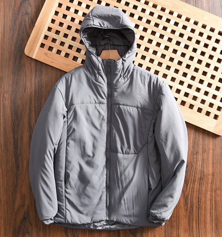 off-Season Leak-Picking! Outdoor Birds! Export Men's Winter Lightweight High Cotton Warm Hooded Cotton Coat Tide