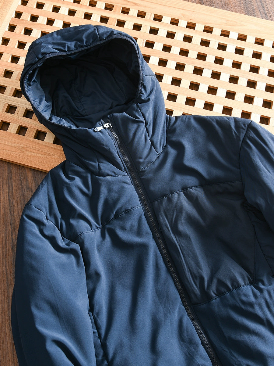 off-Season Leak-Picking! Outdoor Birds! Export Men's Winter Lightweight High Cotton Warm Hooded Cotton Coat Tide