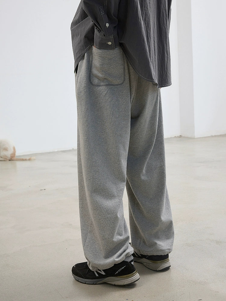 Japanese-Style Casual Cotton Knitted Sports Pants