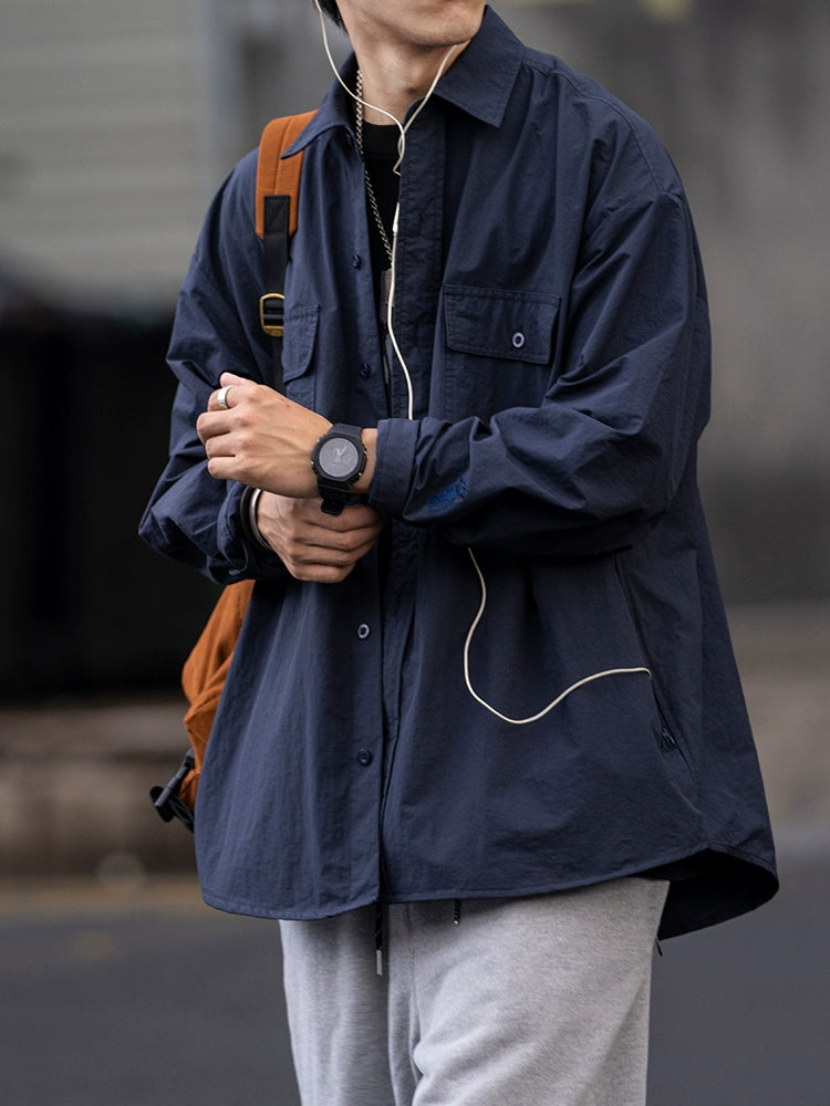 Tide Japanese Style Profile Workwear with Pocket Cityboy Outdoor