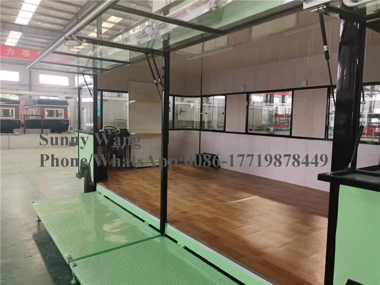 OEM 7m long Concession Food Cart Electric Truck Food Kiosk Hot Dog Kiosk Catering Trailer Sushi Dining Car