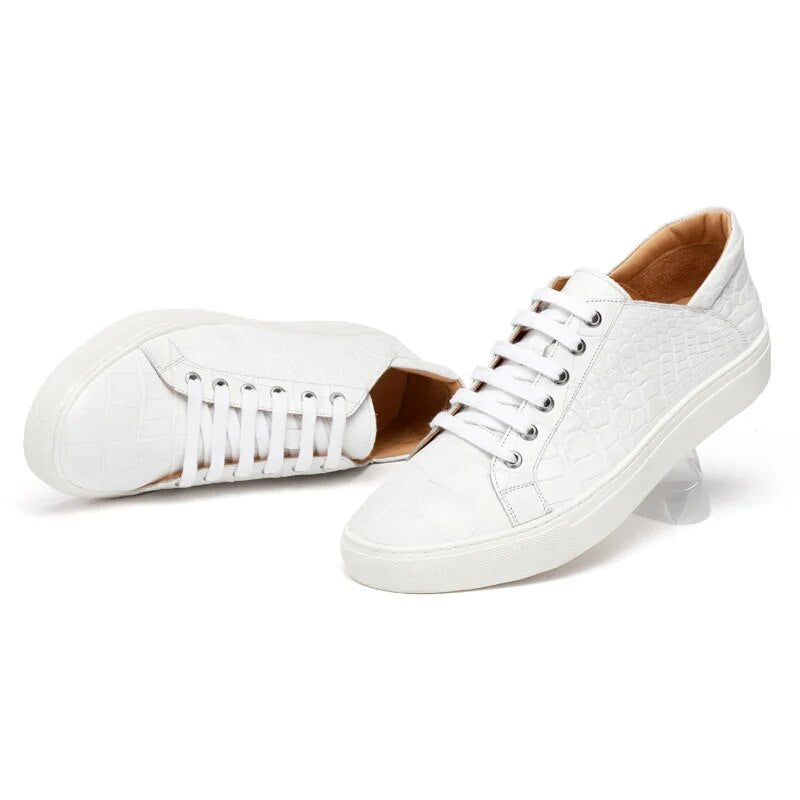 High-end Leather Genuine Board Shoes Men's Casual Fashion Comfortable For Men Sneakers 2022 Luxury Brand High Quality Loafer