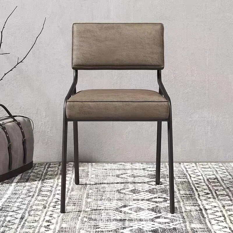 Luxury Nordic Dining Chair Prefabricated House Wassily Metal Lounge Dining Room Chair Fashionable Library Furniture
