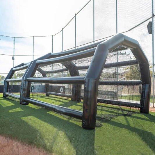 40FT High Quality Custom Portable Inflatable Baseball Sport Court Batting Cage With Net
