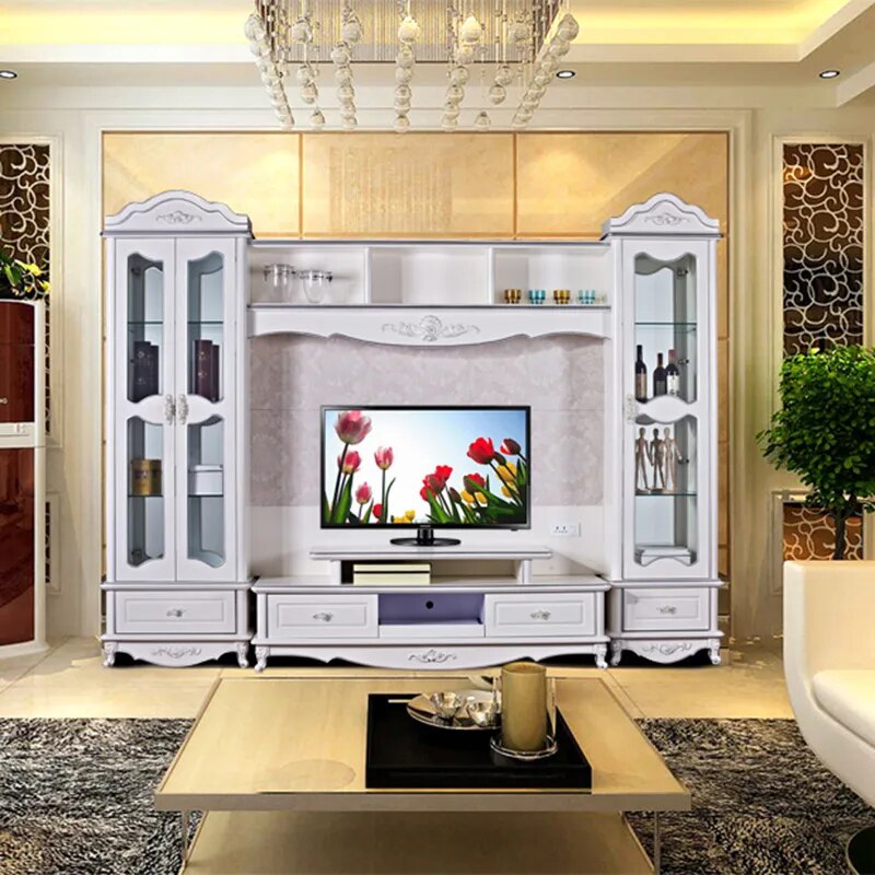 Modern High Living Room Wooden furniture lcd TV Stand wall tv stand  0316