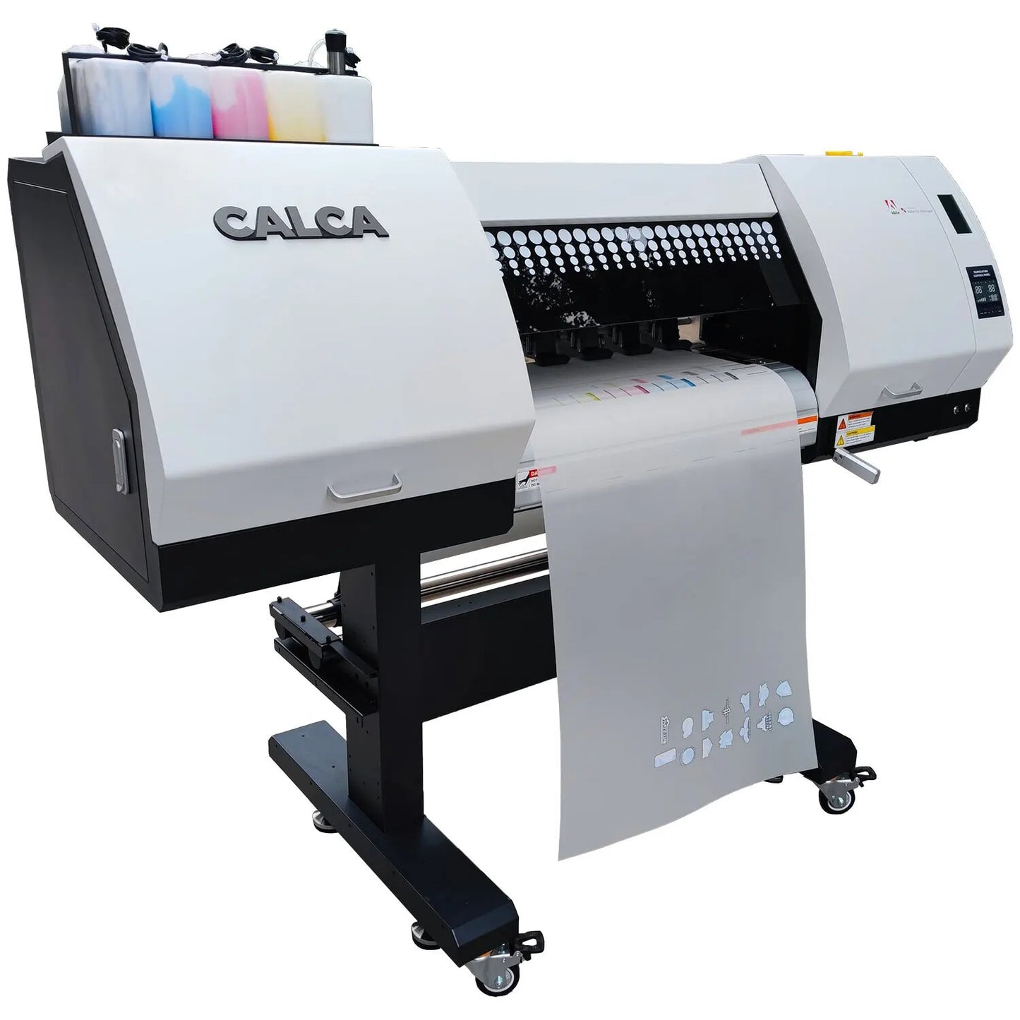 US Stock CALCA 24inch DTF Printing System with 4pcs I3200-A1 Printheads DTF Printer Automatic Recycling Powder Shaker and Dryer