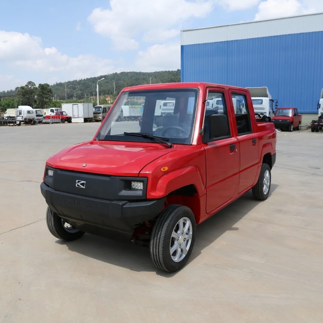 King Version 4WD 4x4 Double Cab 4 Seats Mini Passenger Small China Electric Cars / Mini Passenger Small China Electric Cars