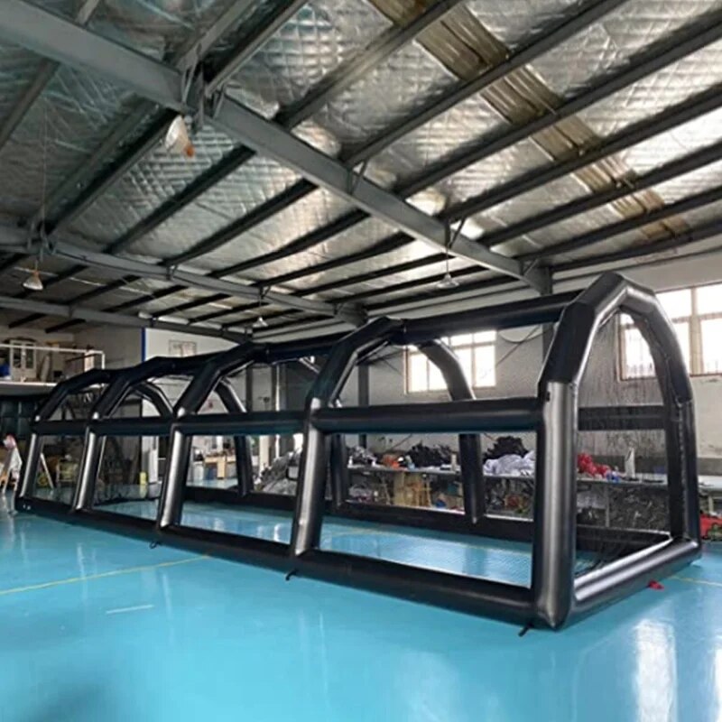 40FT High Quality Custom Portable Inflatable Baseball Sport Court Batting Cage With Net