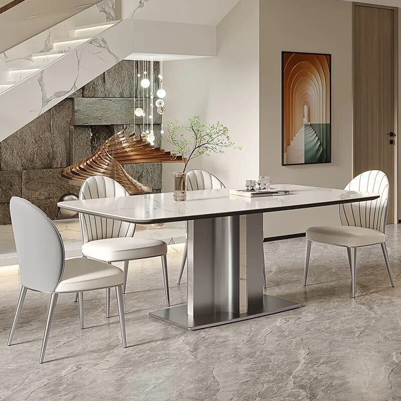 Apartment Stone Makeup Nail Bedside Table Coffee Desk Dining Table Kitchen Small Zestawy Mebli Ogrodowych Home Furniture
